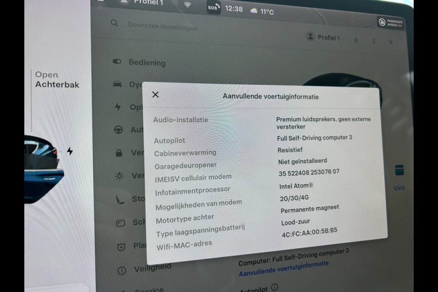 Tesla Model 3 Standard RWD Plus 60 kWh 85% SOH 1e EIG Rijklaarprijs!