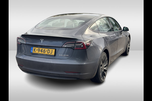 Tesla Model 3 Performance AWD 75 kWh / Autopilot / Panoramadak / Camera / Leder / 20''' Leder / Premium Audio Tesla Model 3 Performance AWD 75 kWh / Autopilot / Panoramadak / Camera / Leder / 20''' Leder / Premium Audio