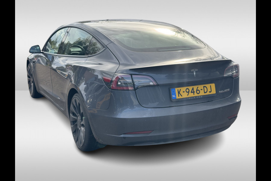 Tesla Model 3 Performance AWD 75 kWh / Autopilot / Panoramadak / Camera / Leder / 20''' Leder / Premium Audio Tesla Model 3 Performance AWD 75 kWh / Autopilot / Panoramadak / Camera / Leder / 20''' Leder / Premium Audio