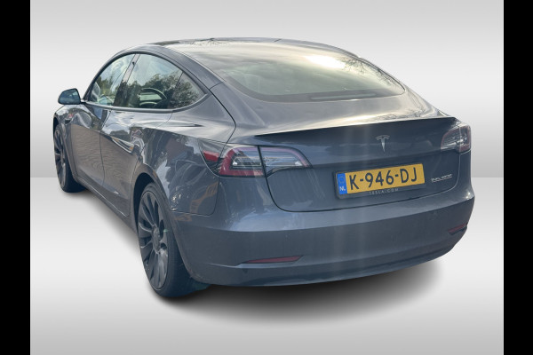 Tesla Model 3 Performance AWD 75 kWh / Autopilot / Panoramadak / Camera / Leder / 20''' Leder / Premium Audio Tesla Model 3 Performance AWD 75 kWh / Autopilot / Panoramadak / Camera / Leder / 20''' Leder / Premium Audio