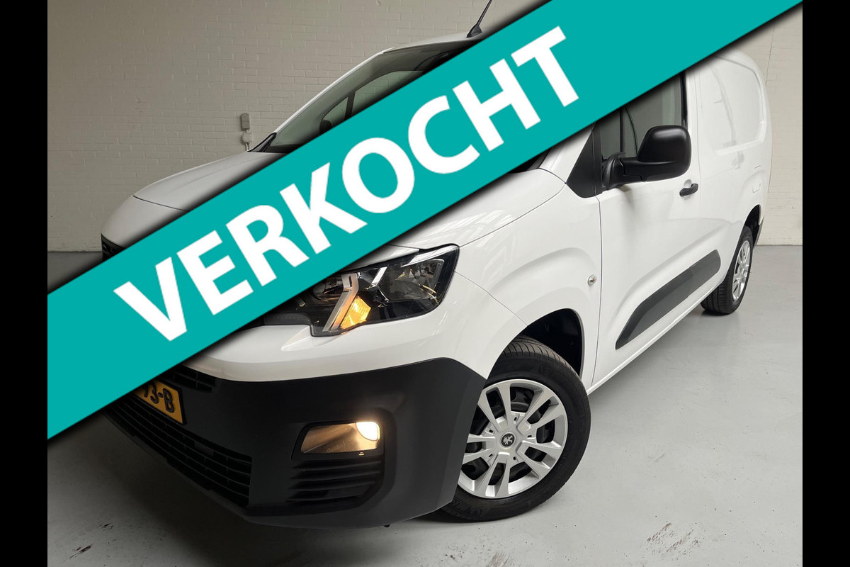Peugeot Partner L2H1 1.5 BlueHDI 100PK euro6 Premium Long 3PERSOONS, Airco, Camera, CruiseControl, RIJKLAARPRIJS!