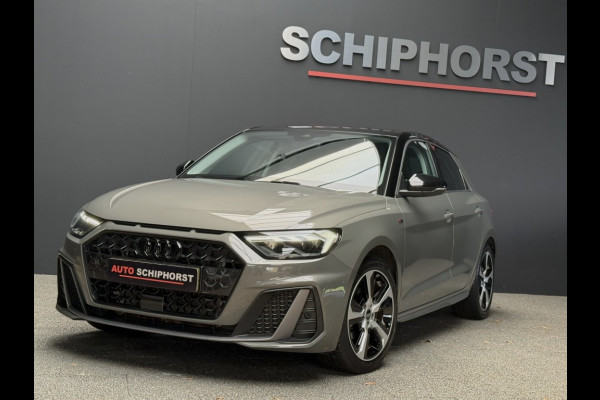 Audi A1 Sportback 30 TFSI 110pk S-line chronos grijs/zwart dak/carplay Audi A1 Sportback 30 TFSI 110pk S-line chronos grijs/zwart dak/carplay
