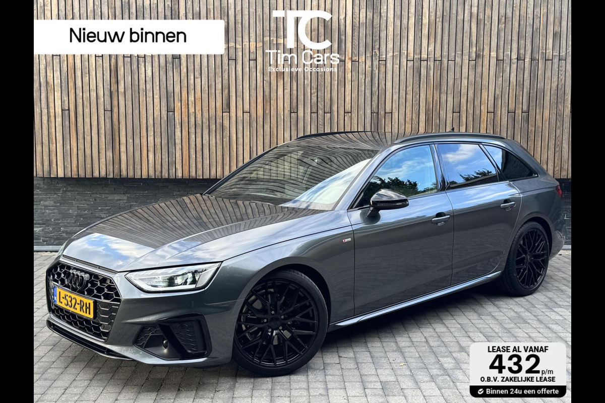 Audi A4 Avant 35 TFSI S edition Competition Automaat | Zwart optiek | 19 inch velgen | Adaptieve cruise control | Sportstuur | Lane assi Audi A4 Avant 35 TFSI S edition Competition Automaat | Zwart optiek | 19 inch velgen | Adaptieve cruise control | Sportstuur | Lane assi