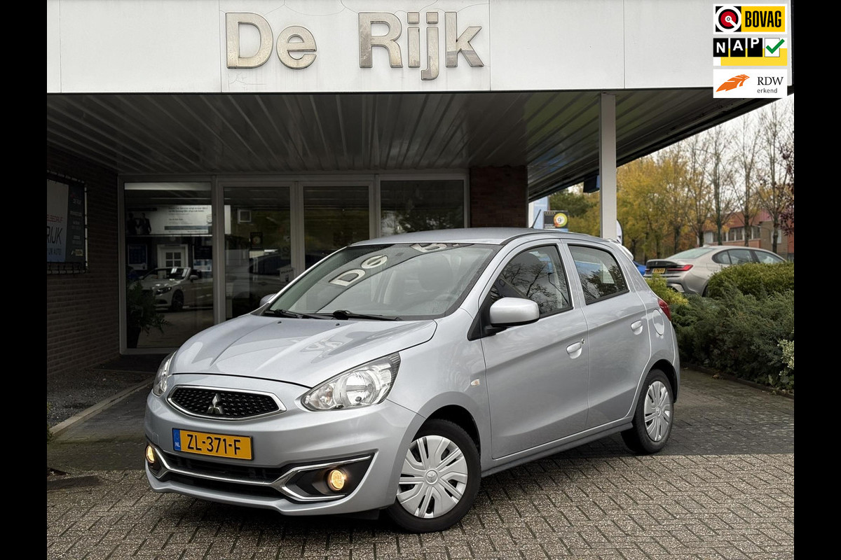 Mitsubishi Space Star 1.0 Cool+ Automaat | Airco, El. Ramen, Radio/CD-speler, Start/Stop | Dealeronderhouden | NAP | Mitsubishi Space Star 1.0 Cool+ Automaat | Airco, El. Ramen, Radio/CD-speler, Start/Stop | Dealeronderhouden | NAP |