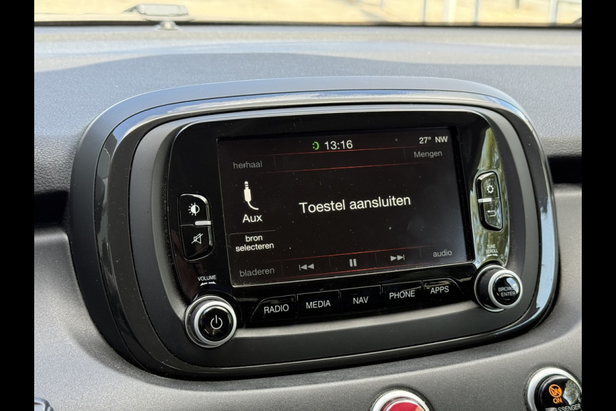 Fiat 500X Cross BWJ 2018 | 1.4T 141PK S-Design Cross | TREKHAAK | NAVI | XENON | LEDER/STOF | AIRCO | CARPLAY | 18'' LMV | PDC | PRIVACY GLASS