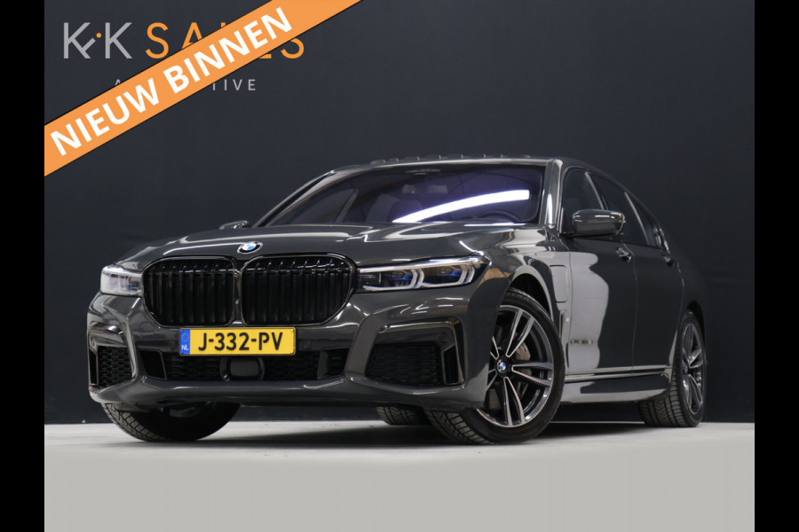 BMW 7 Serie 745e High Executive M Sport [SCHUIFKANTELDAK, HARMAN/KARDON, APPLE CARPLAY, ANDROID, ELEKTRISCH VERSTELBARE STOELEN V+A, STOELMASSAGE V+A, LUCHTVERING, 360 CAMERA, HEAD-UP, STUURVERWARMING, STOELVERKOELING, STOELVERWARM BMW 7 Serie 745e High Executive M Sport [SCHUIFKANTELDAK, HARMAN/KARDON, APPLE CARPLAY, ANDROID, ELEKTRISCH VERSTELBARE STOELEN V+A, STOELMASSAGE V+A, LUCHTVERING, 360 CAMERA, HEAD-UP, STUURVERWARMING, STOELVERKOELING, STOELVERWARM