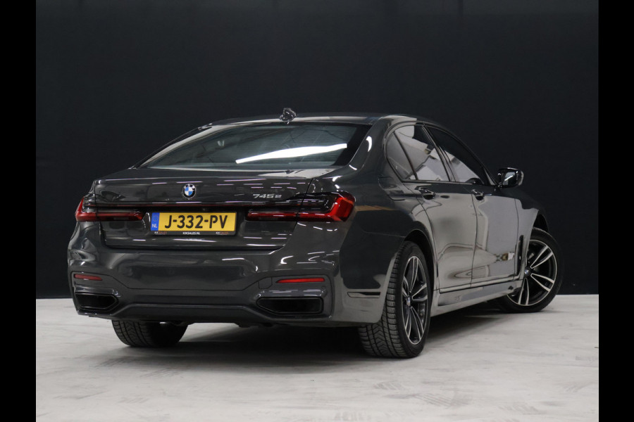 BMW 7 Serie 745e High Executive M Sport [SCHUIFKANTELDAK, HARMAN/KARDON, APPLE CARPLAY, ANDROID, ELEKTRISCH VERSTELBARE STOELEN V+A, STOELMASSAGE V+A, LUCHTVERING, 360 CAMERA, HEAD-UP, STUURVERWARMING, STOELVERKOELING, STOELVERWARM BMW 7 Serie 745e High Executive M Sport [SCHUIFKANTELDAK, HARMAN/KARDON, APPLE CARPLAY, ANDROID, ELEKTRISCH VERSTELBARE STOELEN V+A, STOELMASSAGE V+A, LUCHTVERING, 360 CAMERA, HEAD-UP, STUURVERWARMING, STOELVERKOELING, STOELVERWARM