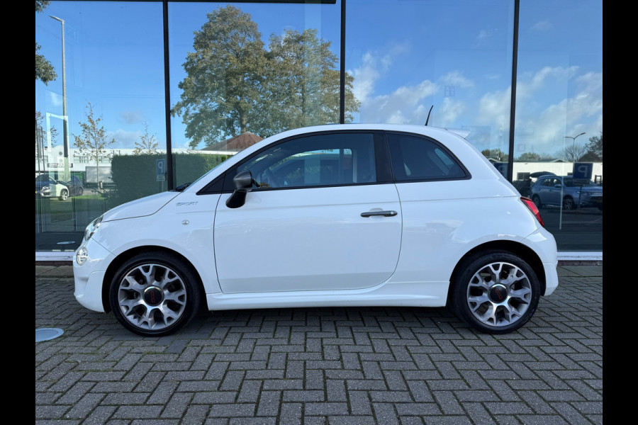 Fiat 500 1.0 Hybrid Sport - Navi - Climate - Panodak - Parkeerhulp - Org.NL