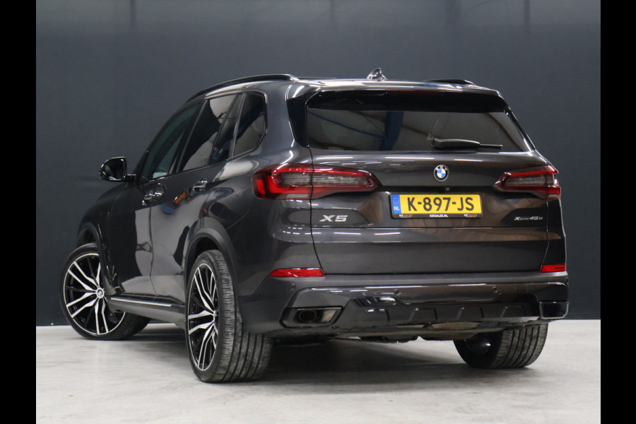 BMW X5 xDrive45e High Executive [SCHUIFKANTELDAK, TREKHAAK INKLAPBAAR, MEMORY SEATS, HARMAN/KARDON, APPLE CARPLAY, ANDROID, 360 CAMERA, HEAD-UP, STUURVERWARMING, STOELVERWARMING, ADAPTIVE CRUISE, VOL LEDER, NIEUWSTAAT]