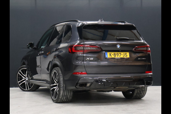 BMW X5 xDrive45e High Executive [SCHUIFKANTELDAK, TREKHAAK INKLAPBAAR, MEMORY SEATS, HARMAN/KARDON, APPLE CARPLAY, ANDROID, 360 CAMERA, HEAD-UP, STUURVERWARMING, STOELVERWARMING, ADAPTIVE CRUISE, VOL LEDER, NIEUWSTAAT]