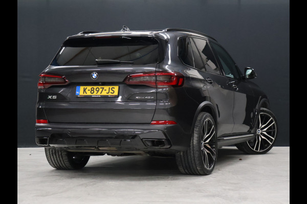 BMW X5 xDrive45e High Executive [SCHUIFKANTELDAK, TREKHAAK INKLAPBAAR, MEMORY SEATS, HARMAN/KARDON, APPLE CARPLAY, ANDROID, 360 CAMERA, HEAD-UP, STUURVERWARMING, STOELVERWARMING, ADAPTIVE CRUISE, VOL LEDER, NIEUWSTAAT]