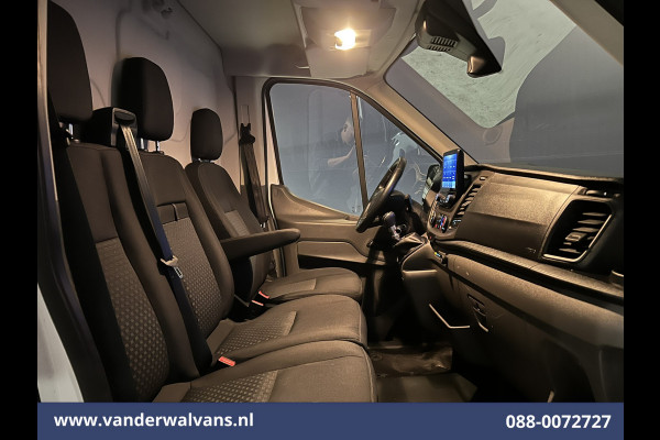 Ford Transit 2.0 TDCI 131pk L4H3 Euro6 Airco | Camera | Apple Carplay | Navigatie | Cruisecontrol | Stoelverwarming Cruisecontrol, parkeersensoren, verwarmde voorruit, bijrijdersbank, Android auto