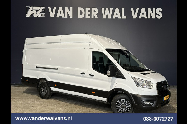Ford Transit 2.0 TDCI 131pk L4H3 Euro6 Airco | Camera | Apple Carplay | Navigatie | Cruisecontrol | Stoelverwarming Cruisecontrol, parkeersensoren, verwarmde voorruit, bijrijdersbank, Android auto