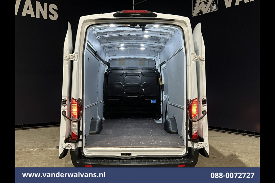 Ford Transit 2.0 TDCI 131pk L4H3 Euro6 Airco | Camera | Apple Carplay | Navigatie | Cruisecontrol | Stoelverwarming Cruisecontrol, parkeersensoren, verwarmde voorruit, bijrijdersbank, Android auto