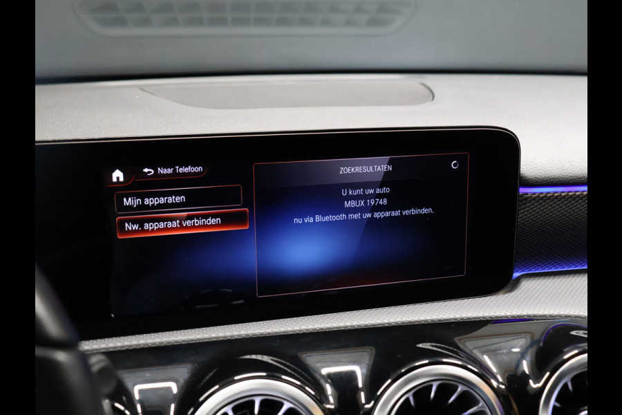 Mercedes-Benz A-Klasse 250 e Business Solution Luxury Limited [SFEERVERLICHTING, CAMERA, VOL LEDER, PDC V+A, STOELVERWARMING, BLUETOOTH, CRUISE, CLIMATE, NIEUWSTAAT]