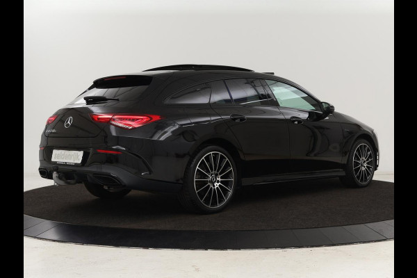 Mercedes-Benz CLA-Klasse Shooting Brake 250e AMG Night | Panoramadak | Adaptive cruise | Head-Up | Carplay | Stoelverwarming | Trekhaak | Leder/Alcantara | Widescreen | Full LED