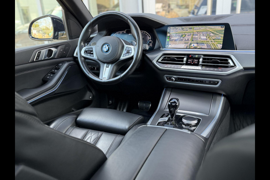 BMW X5 xDrive45e High Ex. M-Sport|Individual|SOH93%|Pano|Laser|CoPilot|21"|HUD|HIFI|Trekhaak|Tansanit BMW X5 xDrive45e High Ex. M-Sport|Individual|SOH93%|Pano|Laser|CoPilot|21"|HUD|HIFI|Trekhaak|Tansanit