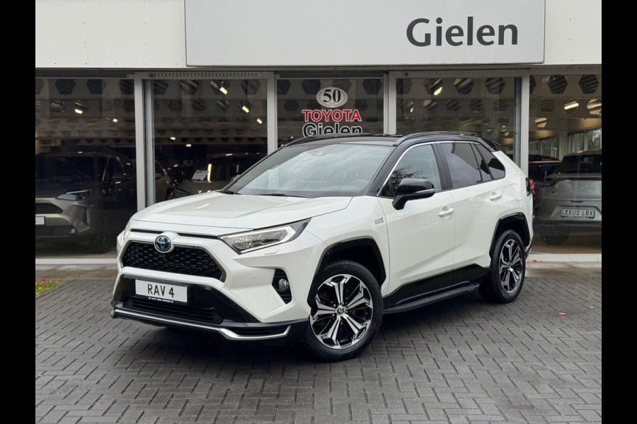 Toyota RAV4 2.5 Plug-in Hybrid AWD Bi-Tone Plus | Trekhaak, Head up display, JBL, Leer, Geheugenfunctie, 360 camera, Stoel+stuurverwarming,