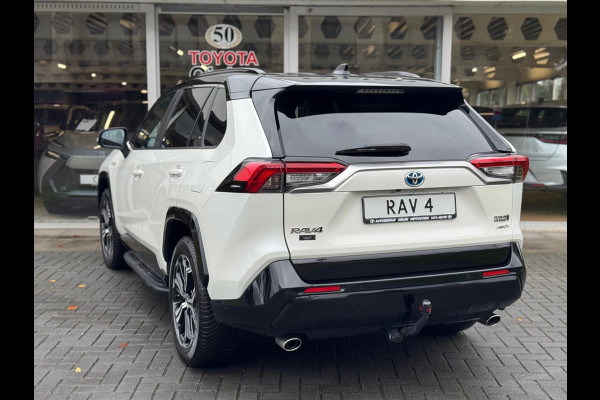 Toyota RAV4 2.5 Plug-in Hybrid AWD Bi-Tone Plus | Trekhaak, Head up display, JBL, Leer, Geheugenfunctie, 360 camera, Stoel+stuurverwarming,