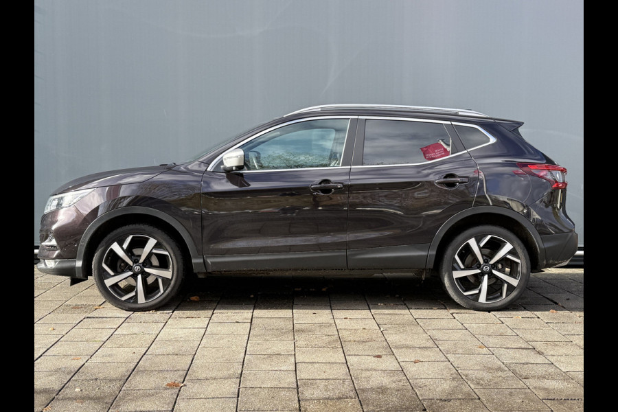 Nissan QASHQAI BWJ 2019 | 1.2 116PK Tekna + | TREKHAAK | LUXURY LEER | CLIMA |PANO | NAVI | CAMERA | PDC 2X | 19'' LMV