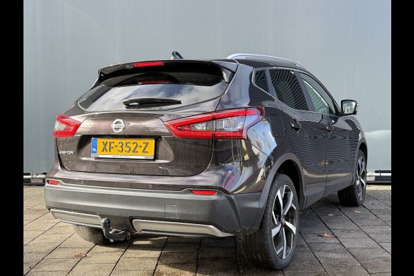 Nissan QASHQAI BWJ 2019 | 1.2 116PK Tekna + | TREKHAAK | LUXURY LEER | CLIMA |PANO | NAVI | CAMERA | PDC 2X | 19'' LMV