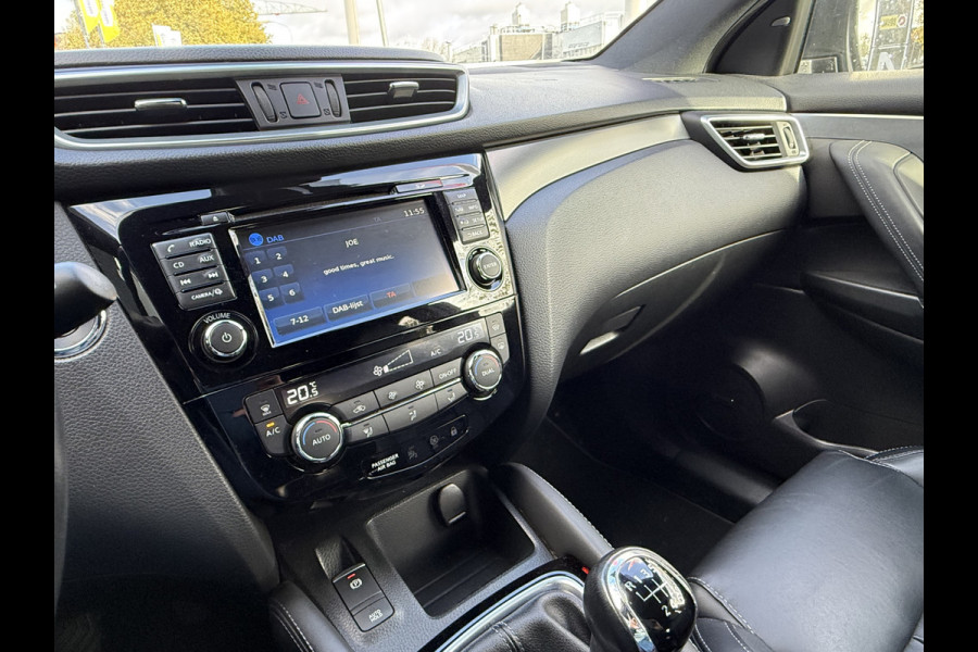 Nissan QASHQAI BWJ 2019 | 1.2 116PK Tekna + | TREKHAAK | LUXURY LEER | CLIMA |PANO | NAVI | CAMERA | PDC 2X | 19'' LMV