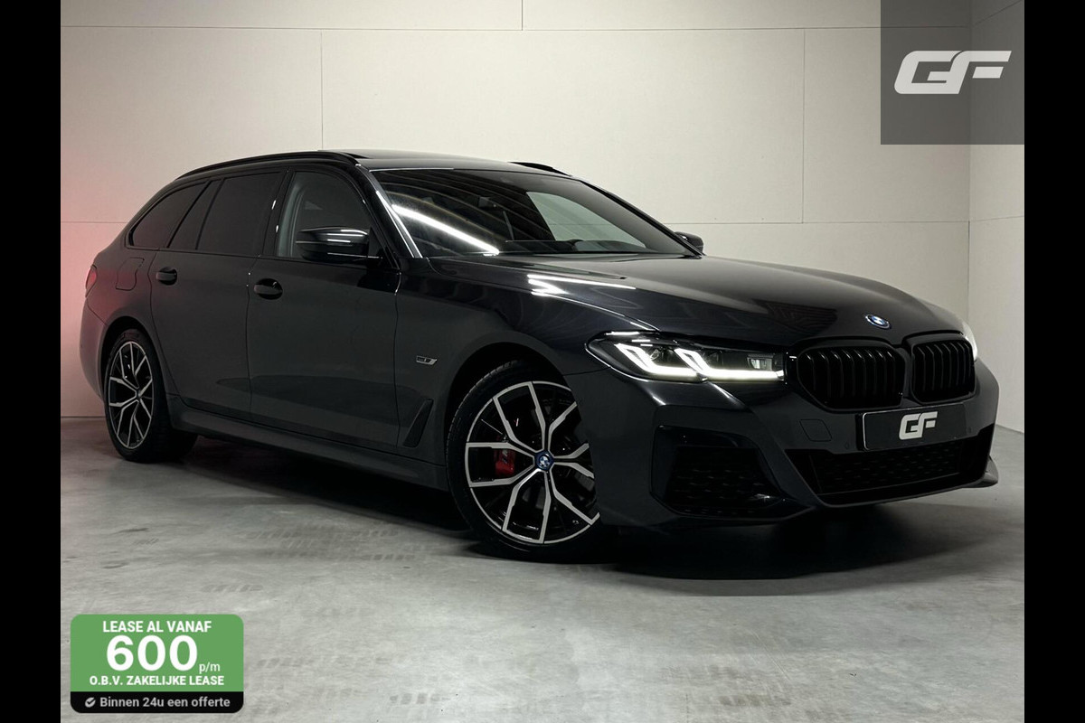 BMW 5 Serie Touring 530e M-Sport Pano Sfeer Leder Carplay Trekh.