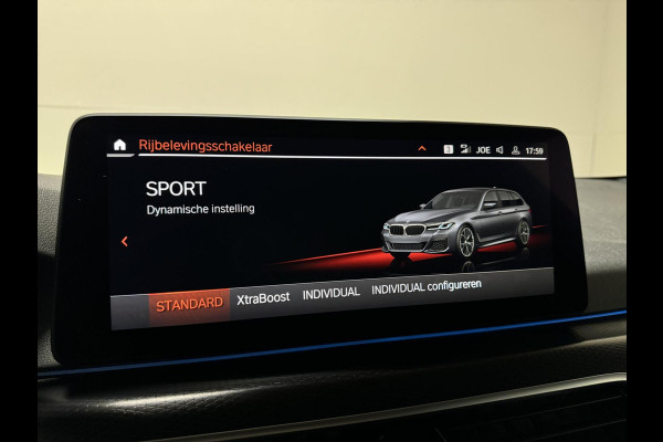 BMW 5 Serie Touring 530e M-Sport Pano Sfeer Leder Carplay Trekh.