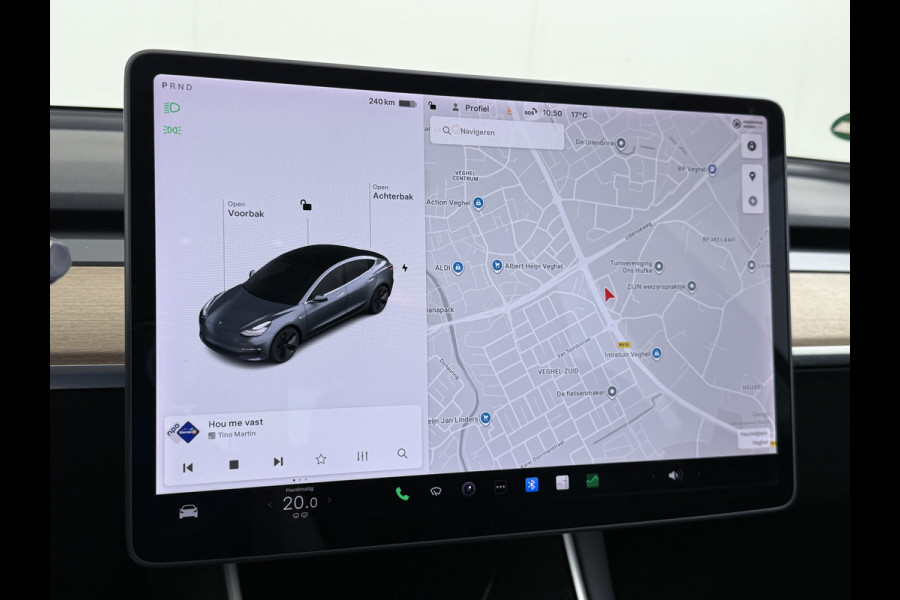 Tesla Model 3 RWD SR+ 60kWh 325PK SOH 88% Trekhaak 1.000KG Trekgewicht Lmv AutoPilot Leder PanoDak Adaptive-Cruise Lmv Camera's Elektr.-Stuur+ Navi LED ACC DAB Voorverwarmen interieur via App Keyless via Telefoonsleutel One-Pedal-Drive 1e Eigenaar Origineel Nederlandse Auto tot 11kw laden thuis! 1.584kg licht! Accu garantie 160.000km/28-09-2028 Tesla Model 3 RWD SR+ 60kWh 325PK SOH 88% Trekhaak 1.000KG Trekgewicht Lmv AutoPilot Leder PanoDak Adaptive-Cruise Lmv Camera's Elektr.-Stuur+ Navi LED ACC DAB Voorverwarmen interieur via App Keyless via Telefoonsleutel One-Pedal-Drive 1e Eigenaar Origineel Nederlandse Auto tot 11kw laden thuis! 1.584kg licht! Accu garantie 160.000km/28-09-2028