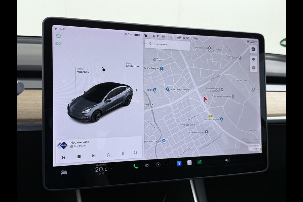 Tesla Model 3 RWD SR+ 60kWh 325PK SOH 88% Trekhaak 1.000KG Trekgewicht Lmv AutoPilot Leder PanoDak Adaptive-Cruise Lmv Camera's Elektr.-Stuur+ Navi LED ACC DAB Voorverwarmen interieur via App Keyless via Telefoonsleutel One-Pedal-Drive 1e Eigenaar Origineel Nederlandse Auto tot 11kw laden thuis! 1.584kg licht! Accu garantie 160.000km/28-09-2028 Tesla Model 3 RWD SR+ 60kWh 325PK SOH 88% Trekhaak 1.000KG Trekgewicht Lmv AutoPilot Leder PanoDak Adaptive-Cruise Lmv Camera's Elektr.-Stuur+ Navi LED ACC DAB Voorverwarmen interieur via App Keyless via Telefoonsleutel One-Pedal-Drive 1e Eigenaar Origineel Nederlandse Auto tot 11kw laden thuis! 1.584kg licht! Accu garantie 160.000km/28-09-2028