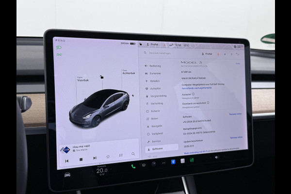 Tesla Model 3 RWD SR+ 60kWh 325PK SOH 88% Trekhaak 1.000KG Trekgewicht Lmv AutoPilot Leder PanoDak Adaptive-Cruise Lmv Camera's Elektr.-Stuur+ Navi LED ACC DAB Voorverwarmen interieur via App Keyless via Telefoonsleutel One-Pedal-Drive 1e Eigenaar Origineel Nederlandse Auto tot 11kw laden thuis! 1.584kg licht! Accu garantie 160.000km/28-09-2028 Tesla Model 3 RWD SR+ 60kWh 325PK SOH 88% Trekhaak 1.000KG Trekgewicht Lmv AutoPilot Leder PanoDak Adaptive-Cruise Lmv Camera's Elektr.-Stuur+ Navi LED ACC DAB Voorverwarmen interieur via App Keyless via Telefoonsleutel One-Pedal-Drive 1e Eigenaar Origineel Nederlandse Auto tot 11kw laden thuis! 1.584kg licht! Accu garantie 160.000km/28-09-2028