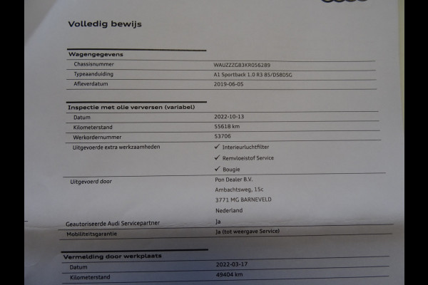 Audi A1 Sportback 30 TFSI epic * VIRTUAL * CARPLAY * DEALER ONDERH. !! Audi A1 Sportback 30 TFSI epic * VIRTUAL * CARPLAY * DEALER ONDERH. !!