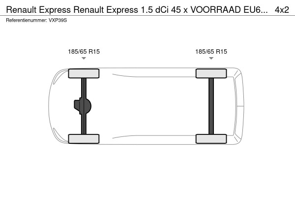 Renault Express Renault Express 1.5 dCi 45 x VOORRAAD EU6 GROOT NAVI AIRCO CRUISE CONTROL PDC