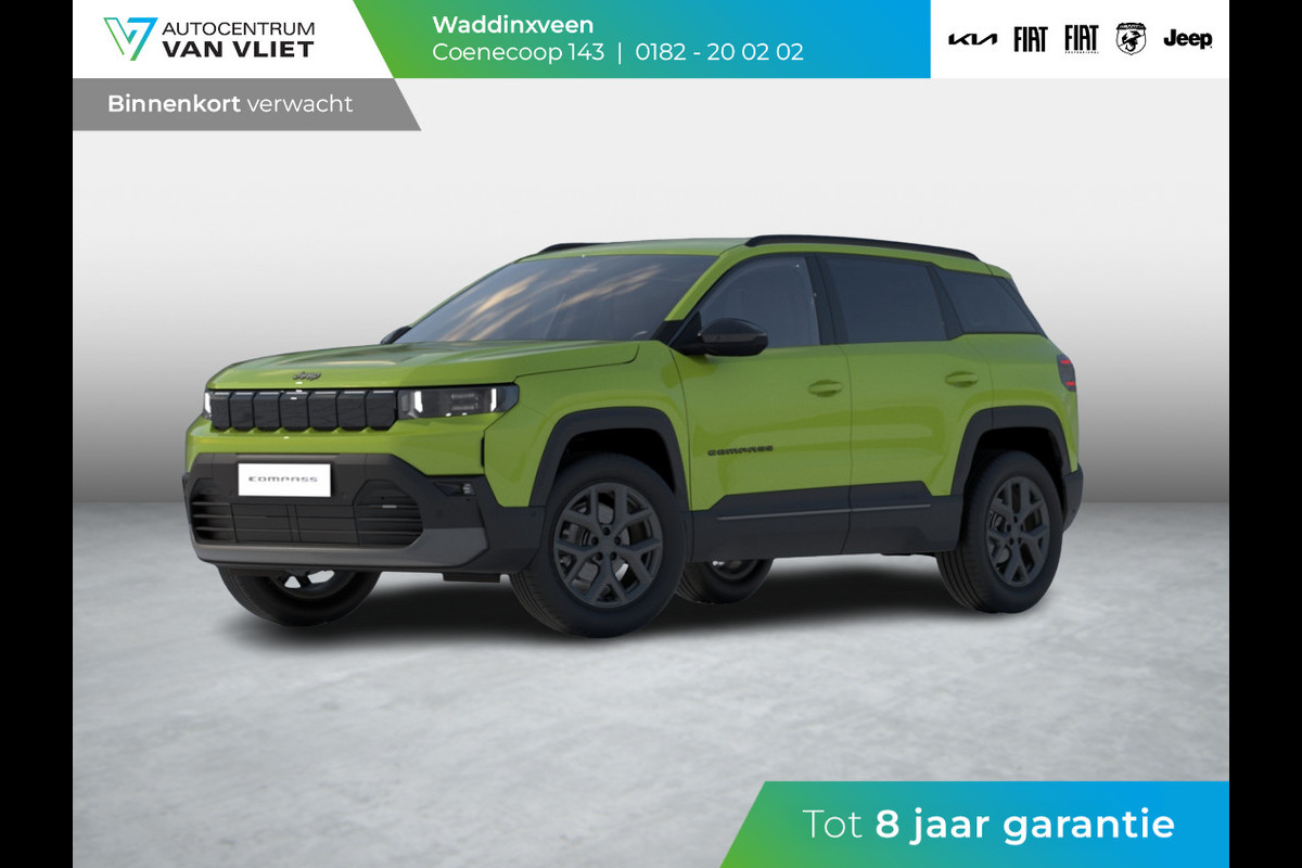 Jeep Compass 1.2 e-Hybrid First Edition | Adapt. Cruise | Camera | Carplay | 18" | Elektr. A-Klep | Navi | Winter Pack Jeep Compass 1.2 e-Hybrid First Edition | Adapt. Cruise | Camera | Carplay | 18" | Elektr. A-Klep | Navi | Winter Pack