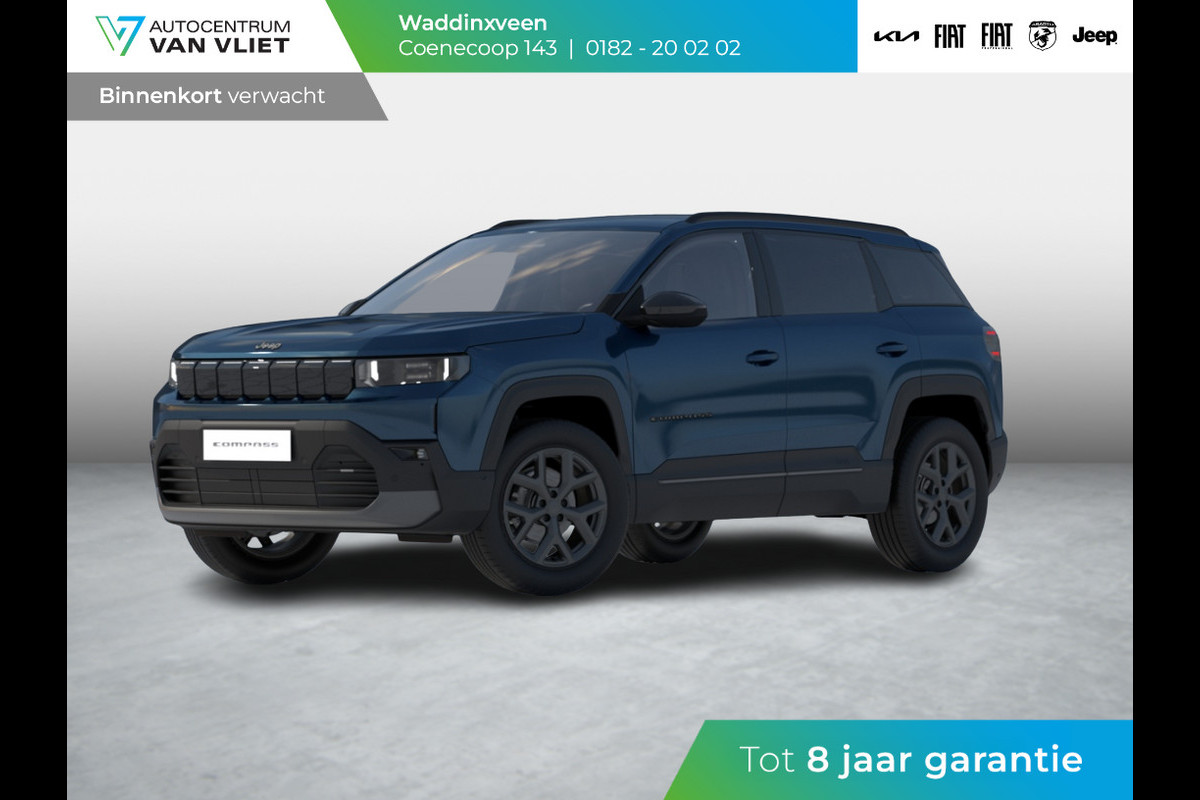 Jeep Compass 1.2 e-Hybrid First Edition | Adapt. Cruise | Camera | Carplay | 18" | Elektr. A-Klep | Navi | Winter Pack Jeep Compass 1.2 e-Hybrid First Edition | Adapt. Cruise | Camera | Carplay | 18" | Elektr. A-Klep | Navi | Winter Pack