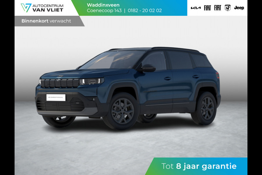 Jeep Compass 1.2 e-Hybrid First Edition | Adapt. Cruise | Camera | Carplay | 18" | Elektr. A-Klep | Navi | Winter Pack
