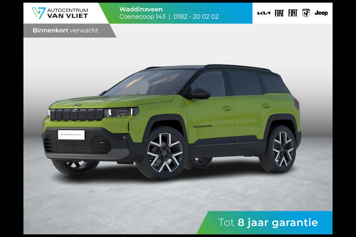 Jeep Compass First Edition 74 kWh | Adapt. Cruise | Camera | Carplay | 20" | Elektr. A-Klep | Navi | Winter Pack Jeep Compass First Edition 74 kWh | Adapt. Cruise | Camera | Carplay | 20" | Elektr. A-Klep | Navi | Winter Pack