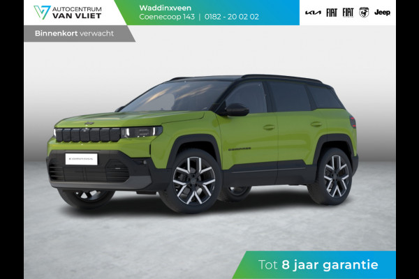 Jeep Compass First Edition 74 kWh | Adapt. Cruise | Camera | Carplay | 20" | Elektr. A-Klep | Navi | Winter Pack