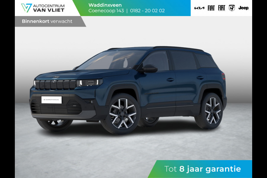 Jeep Compass First Edition 74 kWh | Adapt. Cruise | Camera | Carplay | 20" | Elektr. A-Klep | Navi | Winter Pack