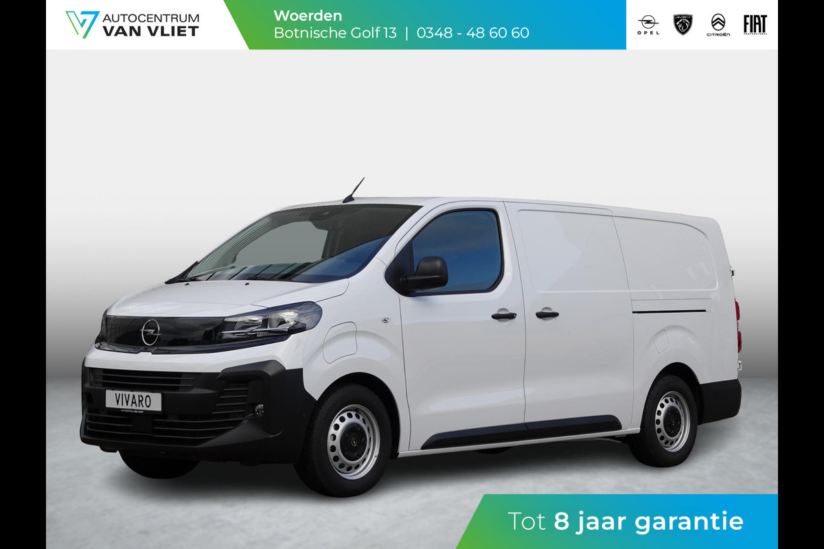 Opel Vivaro Electric L3 75 kWh | 2x schuifdeur | 8 jaar garantie | Dynamic NAV pakket | Apple Carplay | rondom zicht camera's | dodehoek detectie | parkeersensoren voor & achter | Comfort scheidingswand | rijklaarprijs