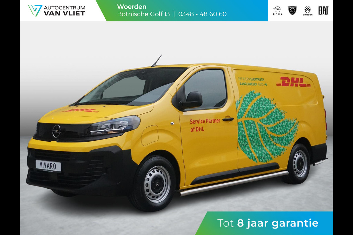 Opel Vivaro Electric L3 50 kWh | 8 jaar garantie | inclusief complete DHL subcontractor inrichting | rijklaarprijs
