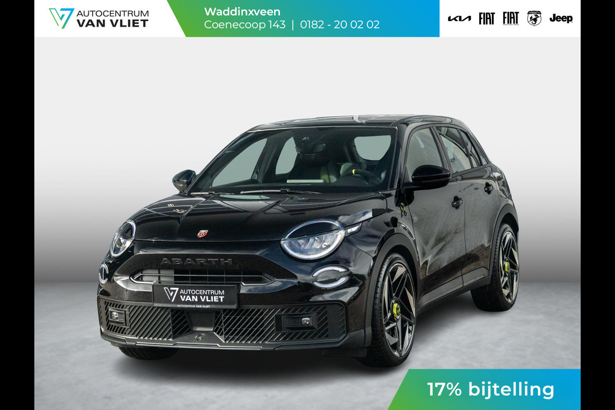 Abarth 600e Turismo 54 kWh | Uit voorraad leverbaar | 17% Bijtelling Abarth 600e Turismo 54 kWh | Uit voorraad leverbaar | 17% Bijtelling