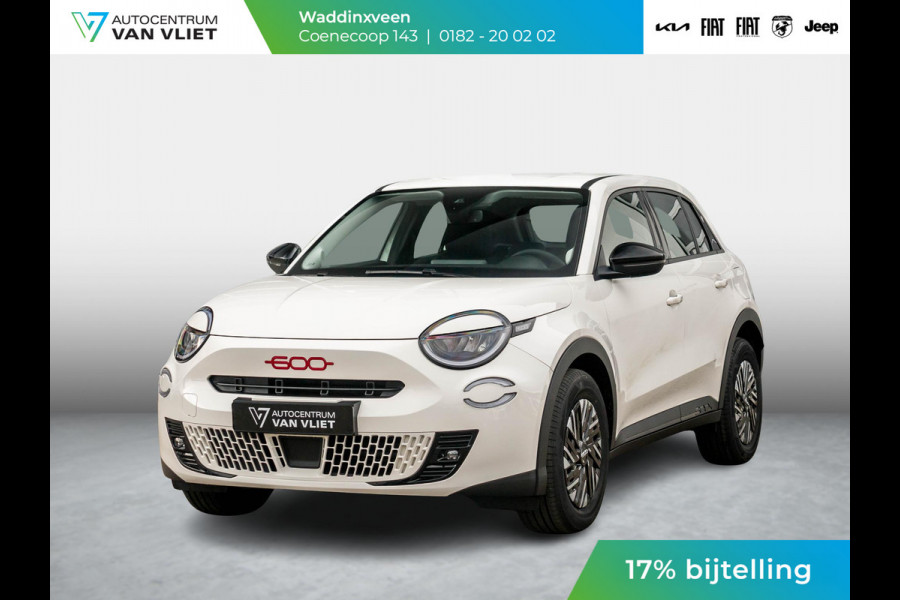 Fiat 600E RED 54 kWh | Uit voorraad leverbaar | 17% Bijtelling | Mega scherpe Prijs | Gratis Wallbox