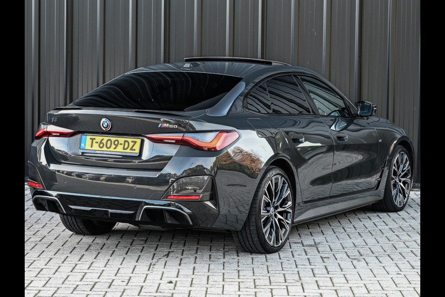 BMW i4 M50 GRAN COUPE HIGH EXECUTIVE 84 kWh 544 PK| M-SPORT PRO | COMFORT ACCESS | CARBON-PAKKET | MEMORY SEATS | LEDER | STUURWIELVERW BMW i4 M50 GRAN COUPE HIGH EXECUTIVE 84 kWh 544 PK| M-SPORT PRO | COMFORT ACCESS | CARBON-PAKKET | MEMORY SEATS | LEDER | STUURWIELVERW