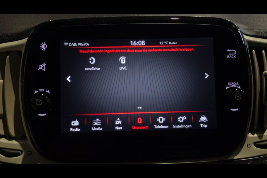 Fiat 500 1.0 Hybrid Lounge | Navigatie | Carplay | Airco | Cruise