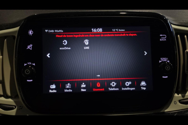 Fiat 500 1.0 Hybrid Lounge | Navigatie | Carplay | Airco | Cruise