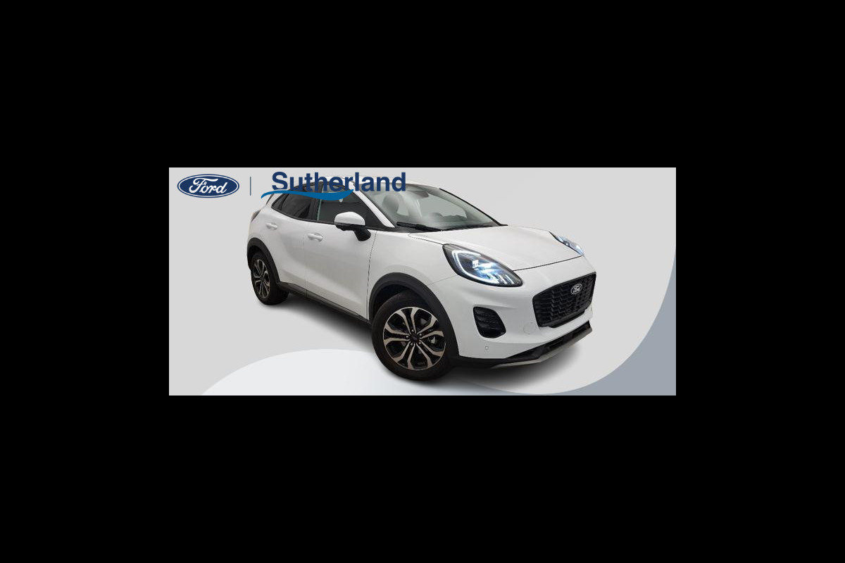 Ford Puma 1.0 EcoBoost Hybrid Titanium 125pk | Driver Assistance Pack | Matrix LED koplampen | Winterpack | Reservewiel | Comfort Pack Ford Puma 1.0 EcoBoost Hybrid Titanium 125pk | Driver Assistance Pack | Matrix LED koplampen | Winterpack | Reservewiel | Comfort Pack
