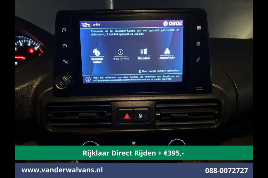 Peugeot Partner 1.5 BlueHDI 102pk L1H1 Euro6 *Rijklaar Direct Rijden* Airco | Apple Carplay | Cruisecontrol | Trekhaak | Android Auto, Parkeersensoren Peugeot Partner 1.5 BlueHDI 102pk L1H1 Euro6 *Rijklaar Direct Rijden* Airco | Apple Carplay | Cruisecontrol | Trekhaak | Android Auto, Parkeersensoren