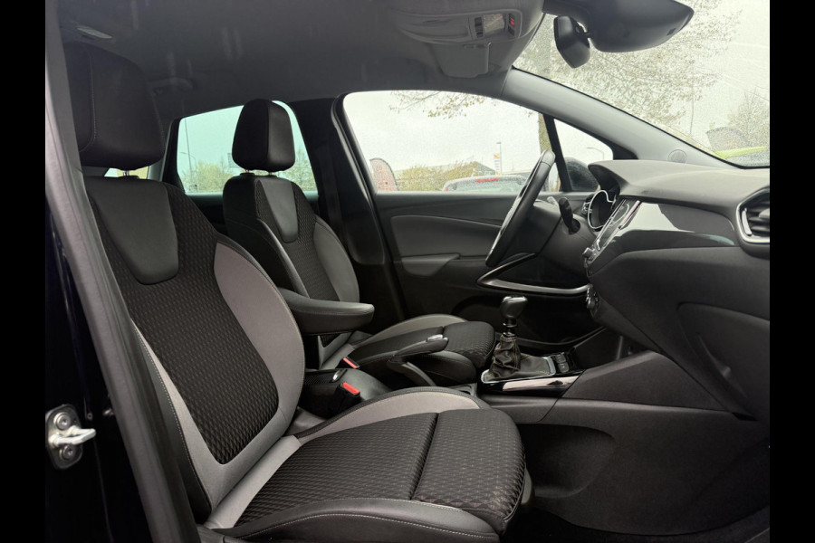 Opel Crossland X 1.2 Turbo Innovation 1e Eigenaar,110pk,Clima,Cruise,Carplay,Camera,PDC V+A,Navi,Elek ramen,D-riem v.v. in 2024,N.A.P,6 Bak,APK tot 04-2027
