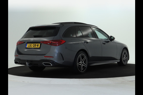 Mercedes-Benz C-Klasse Estate 300 e AMG Plug-In Hybride AMG Line | Night Pakket | Trekhaak | Panorama Schuif-Kanteldak | Memory Voorstoelen. Inclusief 24 maanden Mercedes-Benz Certified garantie voor Europa. Mercedes-Benz C-Klasse Estate 300 e AMG Plug-In Hybride AMG Line | Night Pakket | Trekhaak | Panorama Schuif-Kanteldak | Memory Voorstoelen. Inclusief 24 maanden Mercedes-Benz Certified garantie voor Europa.